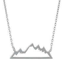 Load image into Gallery viewer, Sterling Silver Mountains Necklaces