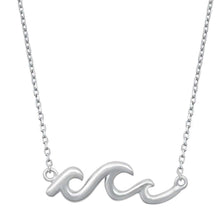 Load image into Gallery viewer, Sterling Silver Waves Necklaces