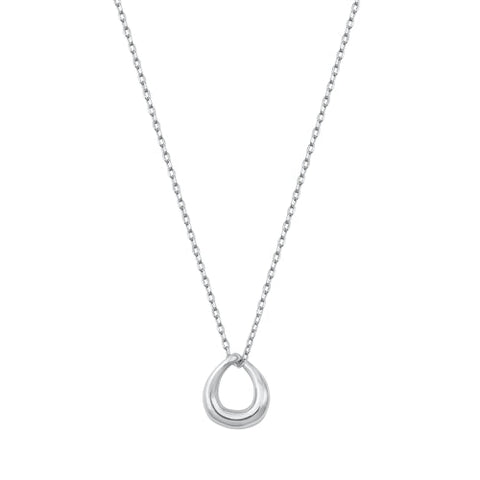 Sterling Silver Pear Necklace