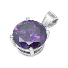 Load image into Gallery viewer, Sterling Silver CZ Pendant