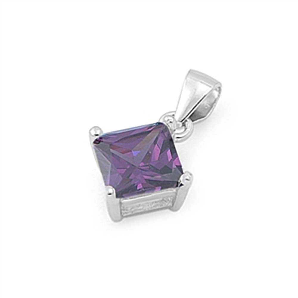 Sterling Silver CZ Pendant