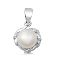 Sterling Silver Pearl Pendant