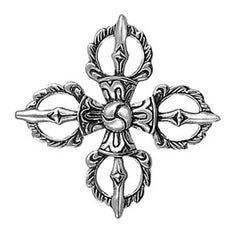 Sterling Silver Four Circles Shape PendantAndHeight 41mm