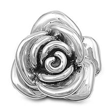 Load image into Gallery viewer, Sterling Silver Rose Shape PendantAndHeight 33mm