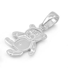 Load image into Gallery viewer, Sterling Silver Trendy Bear Pendant with Pendant Height of 15MM