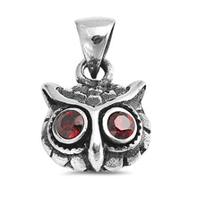 Load image into Gallery viewer, Sterling Silver Owl Shape PendantAndHeight 14mm