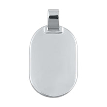 Load image into Gallery viewer, Sterling Silver Dog Tag Plain Pendant