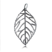 Load image into Gallery viewer, Sterling Silver Leaf Plain Pendant