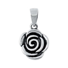 Load image into Gallery viewer, Sterling Silver Rose Plain Pendant