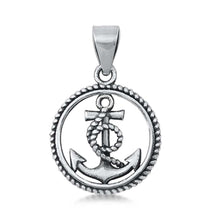 Load image into Gallery viewer, Sterling Silver Anchor Plain Pendant