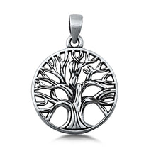 Load image into Gallery viewer, Sterling Silver Tree of Life Plain Pendant