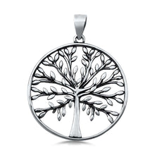 Load image into Gallery viewer, Sterling Silver Tree of Life Plain Pendant