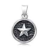 Sterling Silver Star Plain Pendant