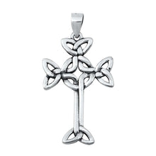 Load image into Gallery viewer, Sterling Silver Celtic Cross Pendant