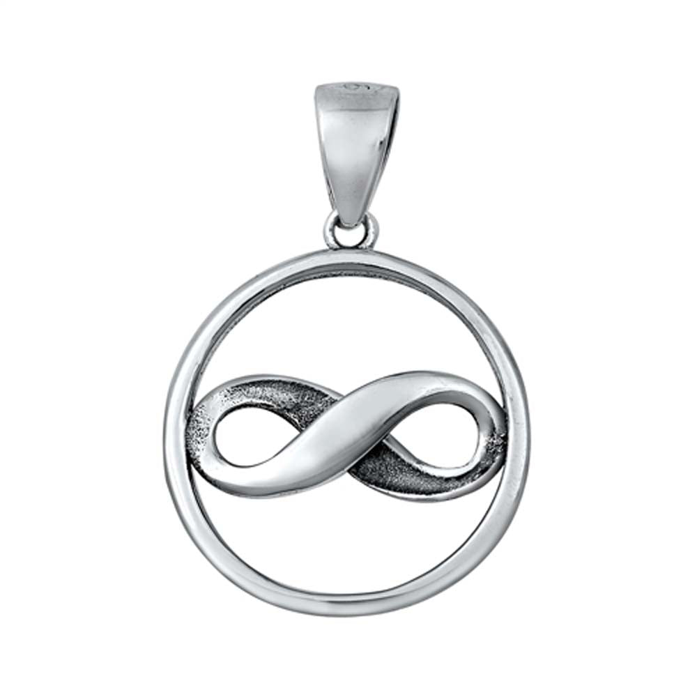 Sterling Silver Infinity Plain Pendant