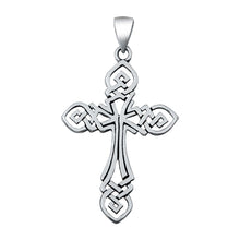 Load image into Gallery viewer, Sterling Silver Celtic Cross Pendant