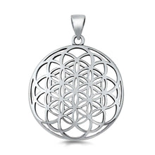 Load image into Gallery viewer, Sterling Silver Mandala Plain Pendant