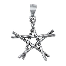 Load image into Gallery viewer, Sterling Silver Star Plain Pendant