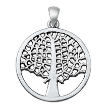 Load image into Gallery viewer, Sterling Silver Tree of Life Plain Pendant