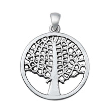 Load image into Gallery viewer, Sterling Silver Tree of Life Plain Pendant