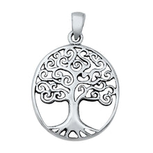 Load image into Gallery viewer, Sterling Silver Tree of Life Plain Pendant