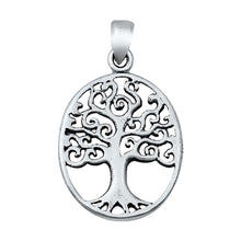 Load image into Gallery viewer, Sterling Silver Tree of Life Plain Pendant