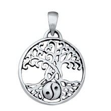 Load image into Gallery viewer, Sterling Silver Tree of Life Plain Pendant