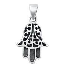 Load image into Gallery viewer, Sterling Silver Hamsa Plain Pendant - silverdepot