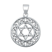 Load image into Gallery viewer, Sterling Silver Celtic Star Pendant