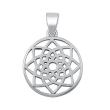 Load image into Gallery viewer, Sterling Silver Mandala Pendant