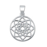 Sterling Silver Mandala Pendant