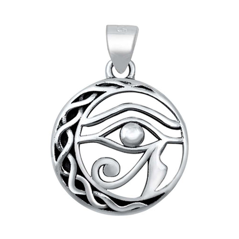 Sterling Silver Eye of Horus Pendant