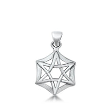Load image into Gallery viewer, Sterling Silver Oxidized Star Pendant - silverdepot