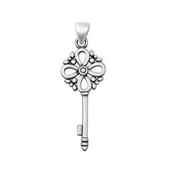 Sterling Silver Key Pendant