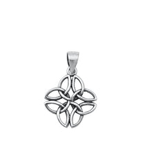 Load image into Gallery viewer, Sterling Silver Oxidized Celtic Pendant