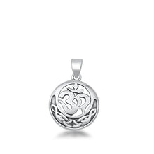 Load image into Gallery viewer, Sterling Silver Oxidized Celtic Om Pendant