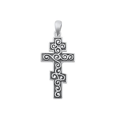 Sterling Silver Oxidized Astrology Chart Pendant