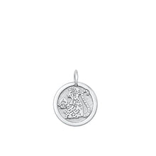 Load image into Gallery viewer, Sterling Silver Rhodium Plated Chinese Zodiac Monkey Pendant