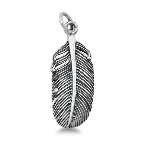 Sterling Silver Oxidized Eye Of Horus Plain Pendant Face Height-19.2mm