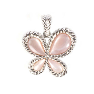 Sterling Silver Pink Pearl Stone Pendant