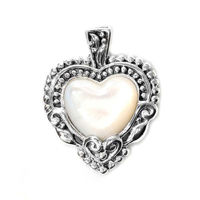 Sterling Silver Pearl Stone Pendant