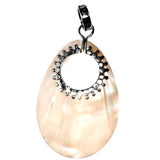 Sterling Silver Pearl Stone Pendant