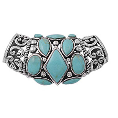 Sterling Silver Turquoise Stone Pendant