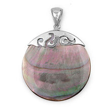 Load image into Gallery viewer, Sterling Silver Shell and Pearl Stone Pendant