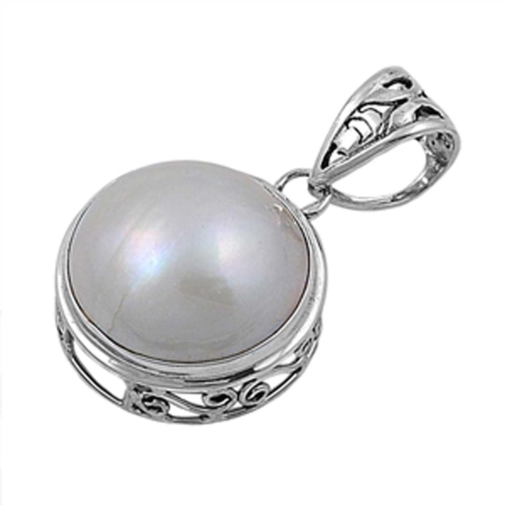 Sterling Silver Stone Pendant