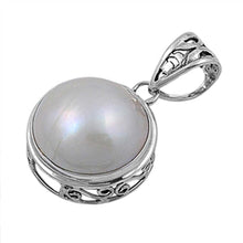 Load image into Gallery viewer, Sterling Silver Stone Pendant