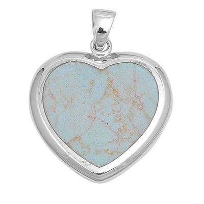 Sterling Silver Turquoise Stone Pendant