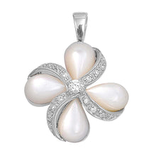 Load image into Gallery viewer, Sterling Silver Pearl Stone Pendant