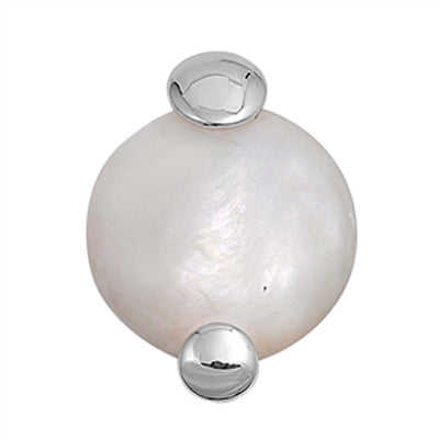 Sterling Silver Pearl Stone Pendant