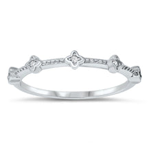 Load image into Gallery viewer, Sterling Silver Rhodium Plated Clear CZ Ring - silverdepot